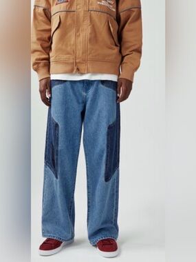 Formula 1 x PacSun Garage Extreme Baggy Jeans Mens Size 36 street wear